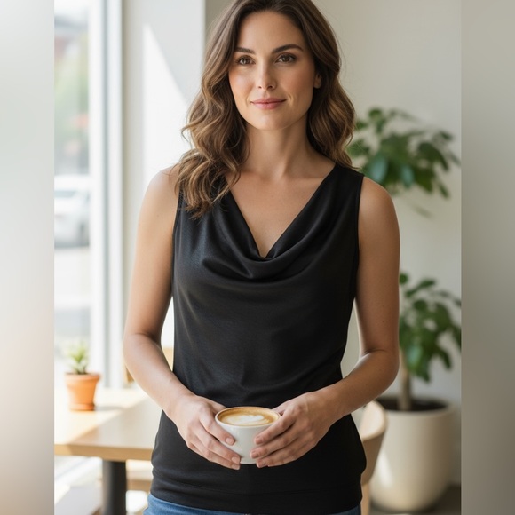 Jean Paul Gaultier Top Size Medium Very Stretchy 100% polyester - Picture 2 of 14